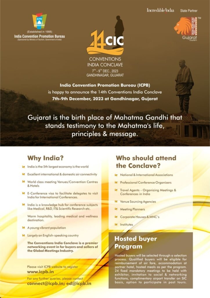 14th Conventions India Conclave — 7-9 December 2023, Gandhinagar, Gujarat